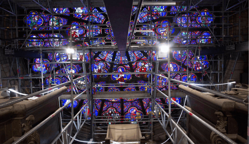 Dépose du grand orgue